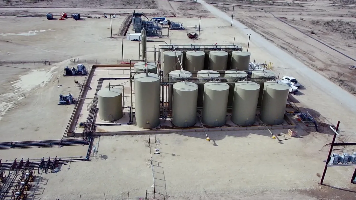 Viking Inc. 40,000 sq ft production facility and tank battery in Odessa, Texas